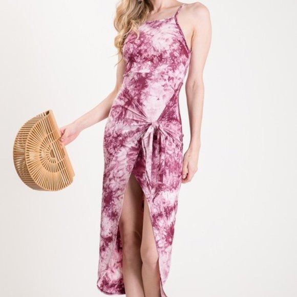 Rose Tie Dye Dress